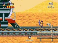 une photo d'Ã©cran de Desert Demolition sur Sega Megadrive